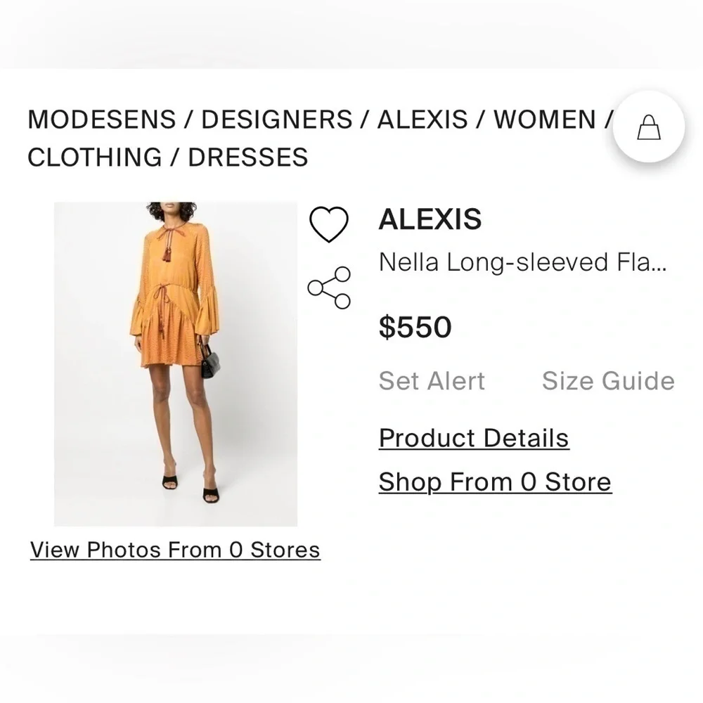 Alexis Nella Dress Size XS